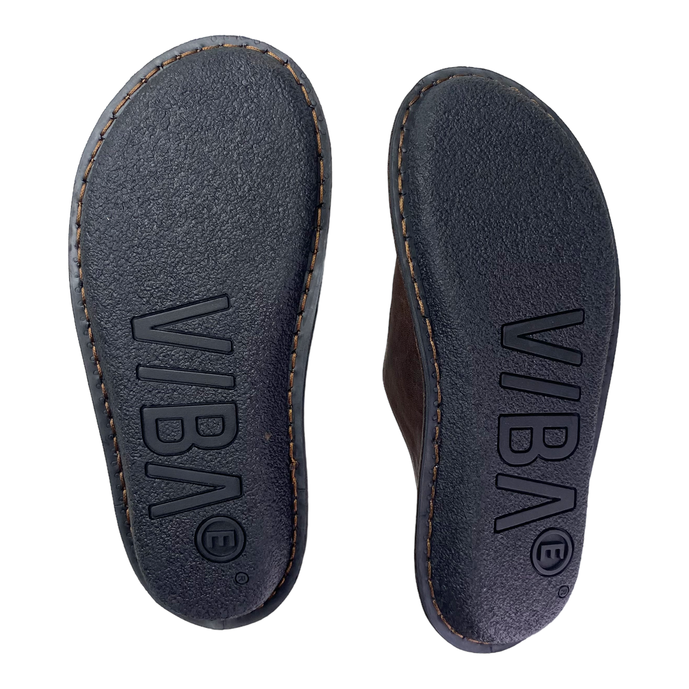 VIBAe Roma leather slippers, cocoa brown | 39