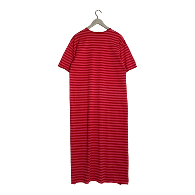 Marimekko stripe tricot dress, rapberry | woman M