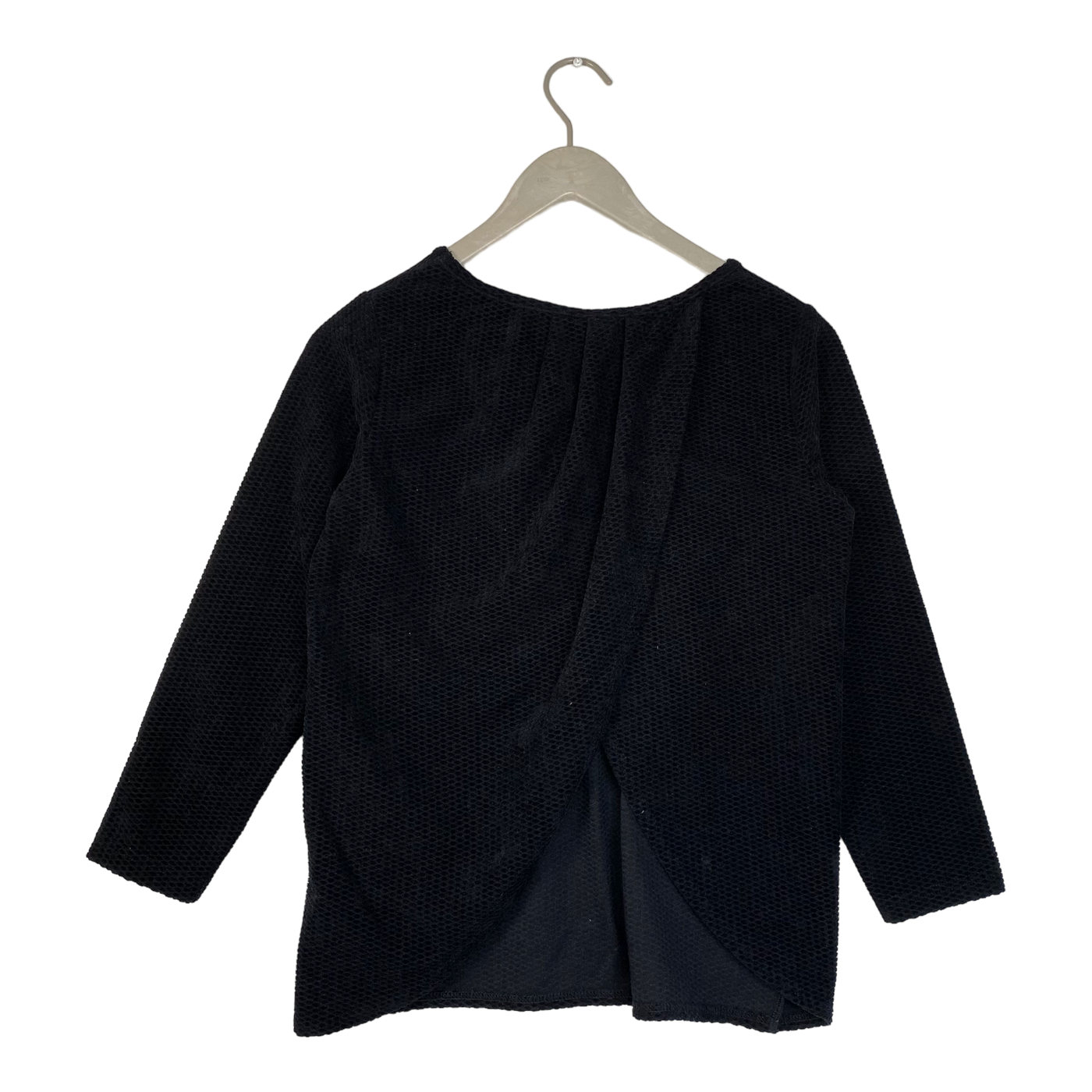 Yo Zen wrap back shirt, black | woman XS/S