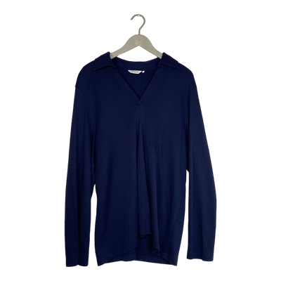 Marimekko mieli solid blouse, midnight blue | woman XXL