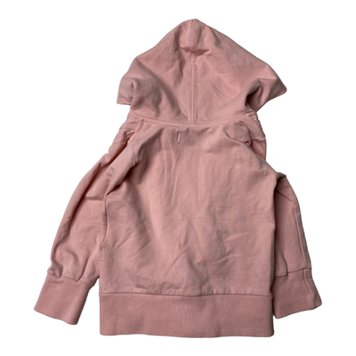 Gugguu zipper hoodie, pink | 86cm