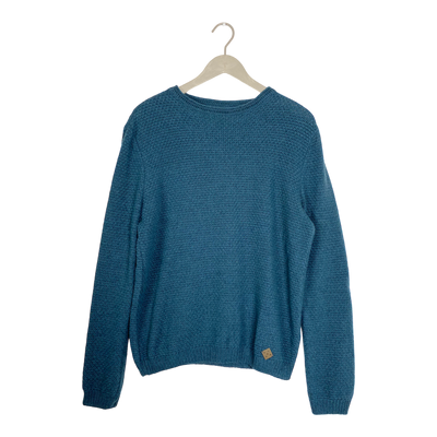 Stapf Nordwin knitted sweater, teal | man M