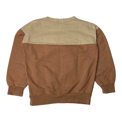 Mainio sweatshirt, brown | 134/140cm