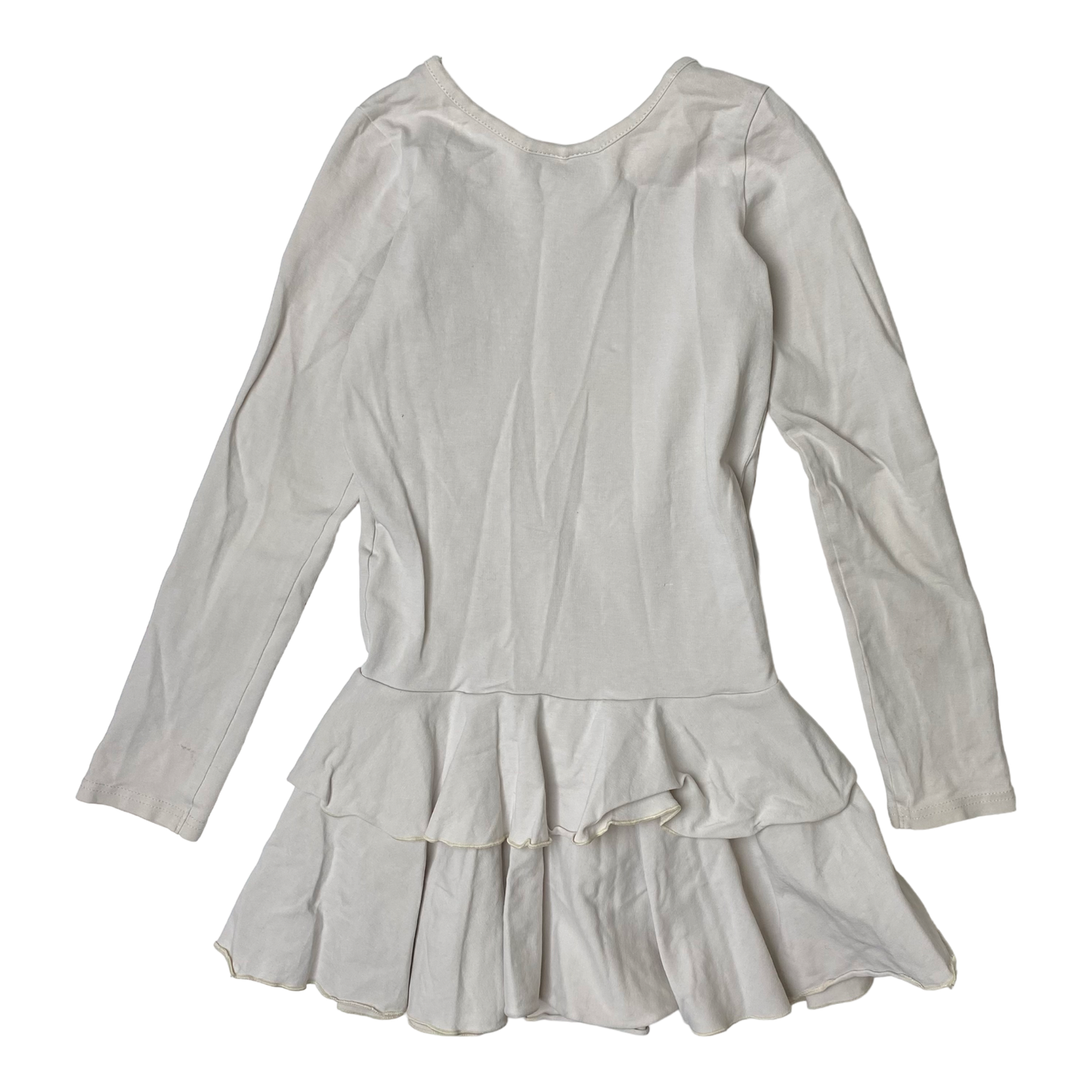 Gugguu frilla dress, almond | 116cm