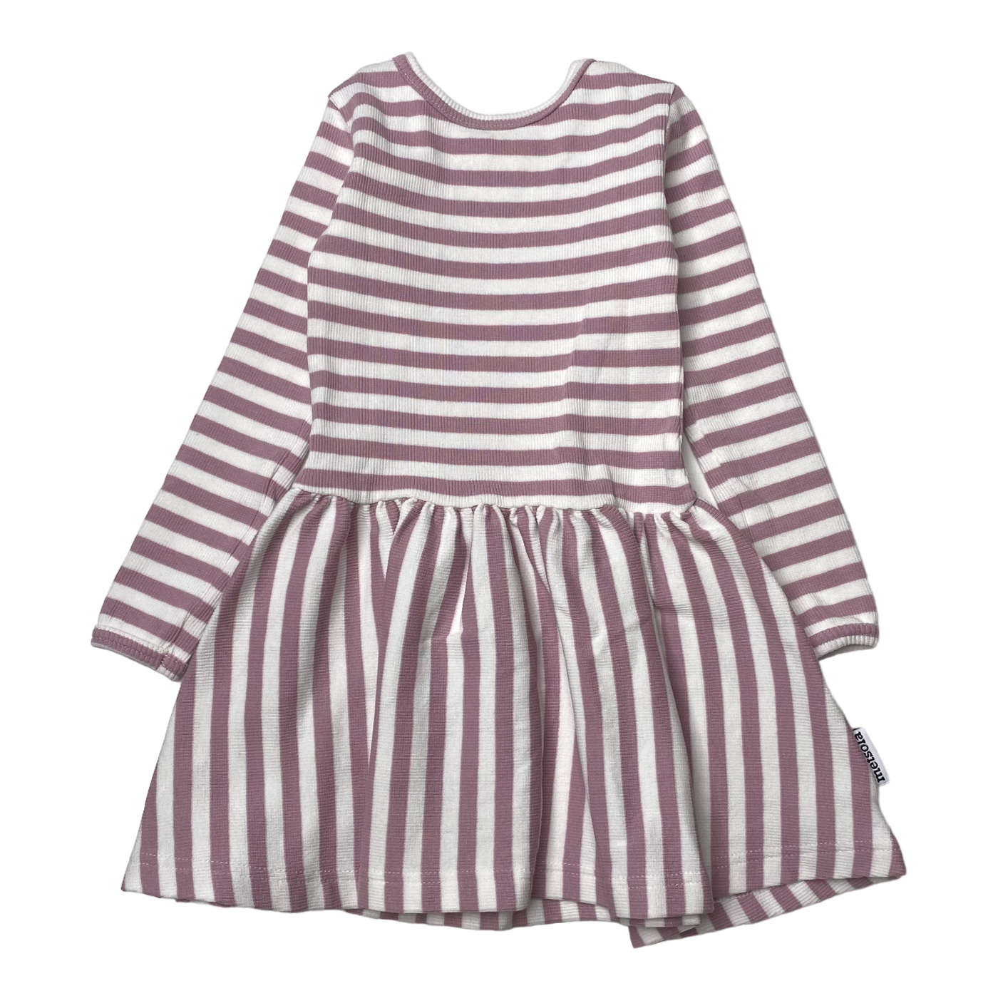 Metsola rib dress, stripes | 86/92cm