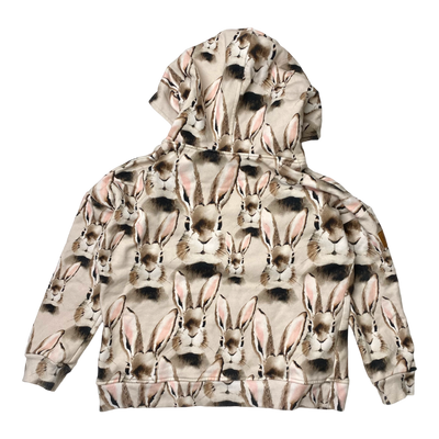 Metsola sweat hoodie, bunny | 110/116cm