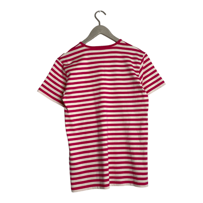 Marimekko stripe t-shirt, raspberry | woman S