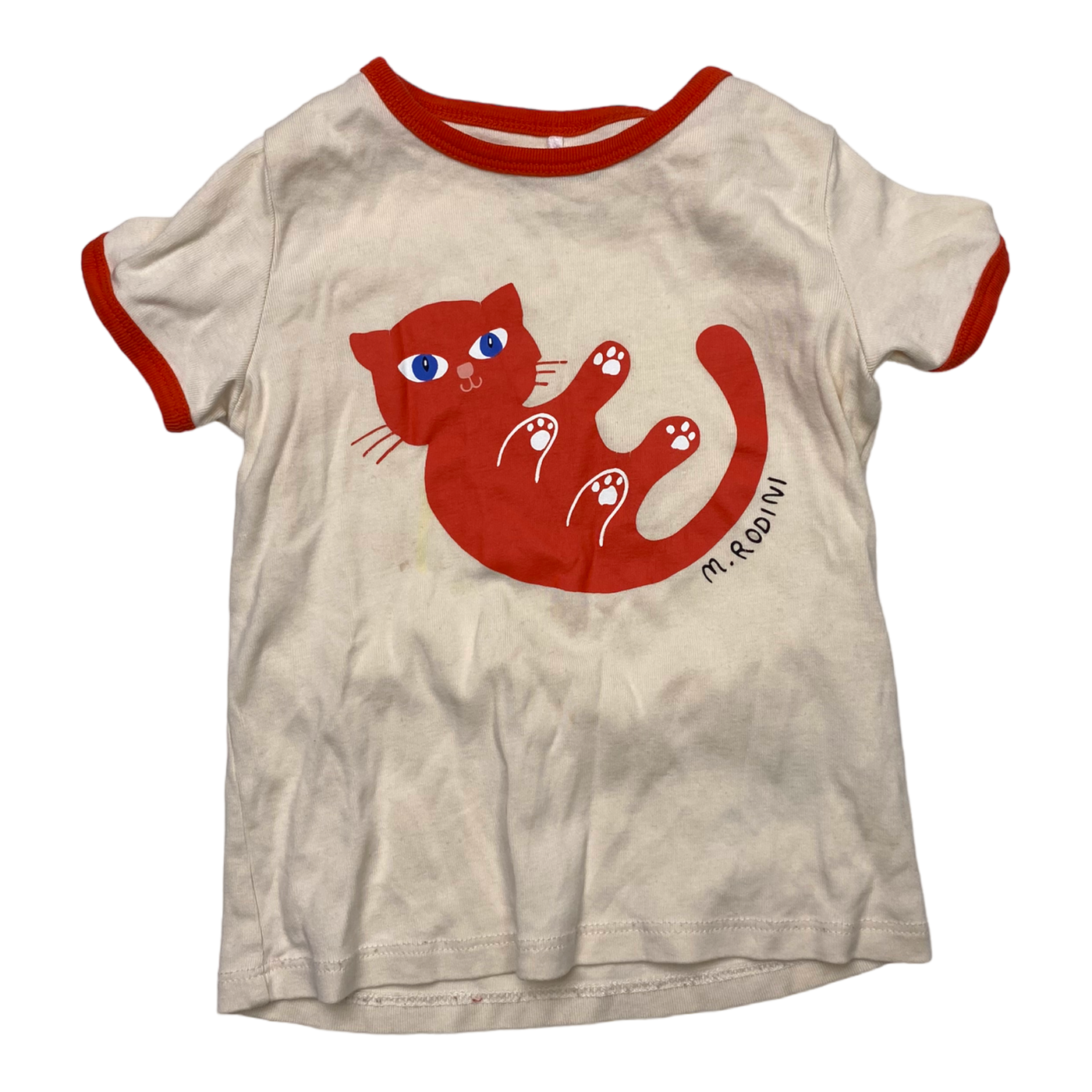 Mini Rodini t-shirt, cat | 92/98cm