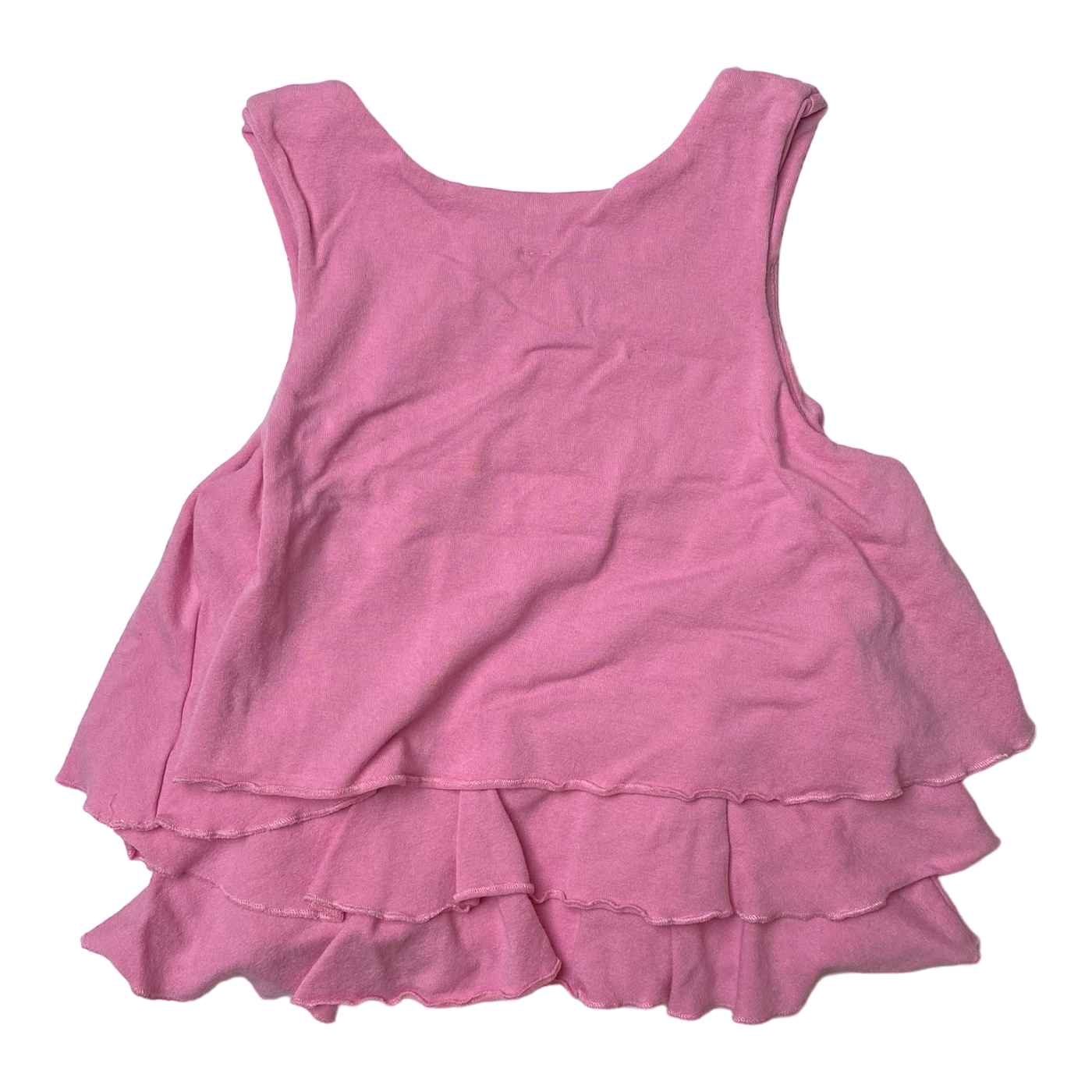 Gugguu frilla top, salmon pink | 80cm