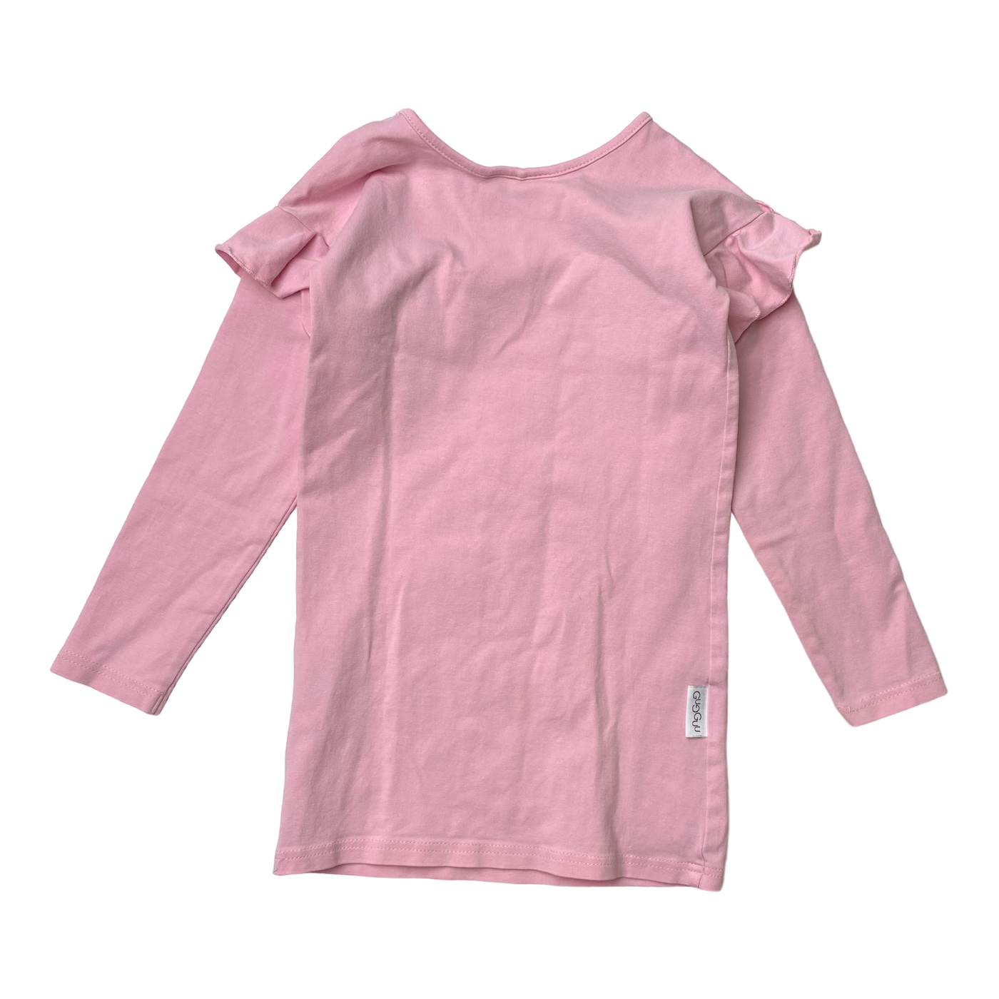 Gugguu frill tunic dress, pink | 92cm