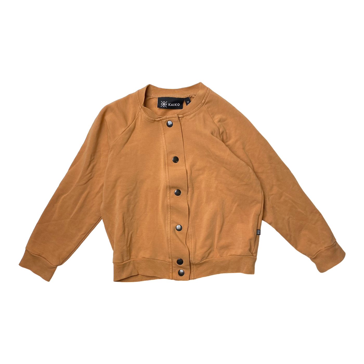 Kaiko logo sweat jacket, caramel | 98/104cm