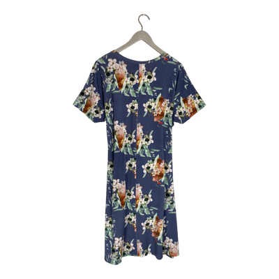 Kaiko t-shirt belted dress, flower | woman XL