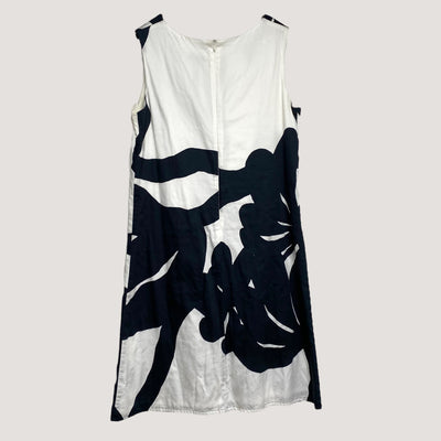 Marimekko woven dress, black and white | woman 42