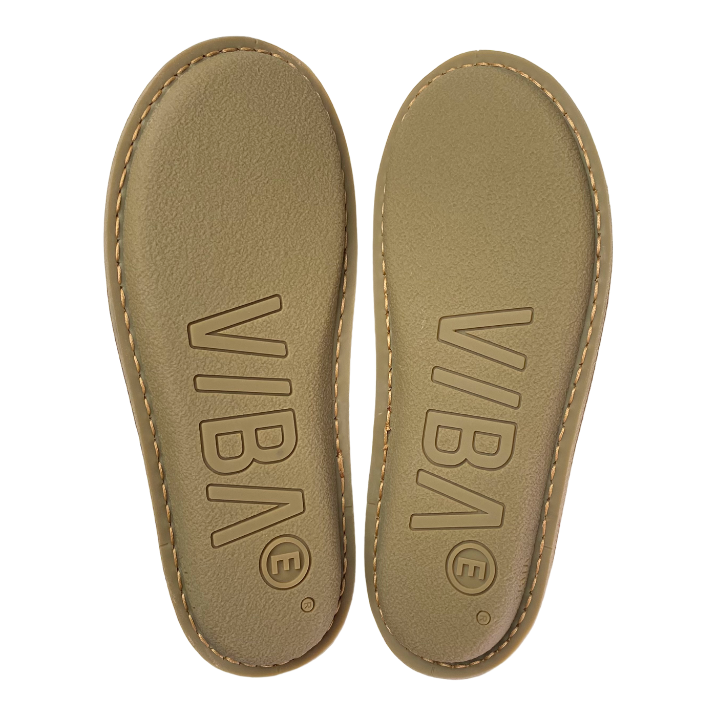 VIBAe Roma leather slippers, fawn tan | 45