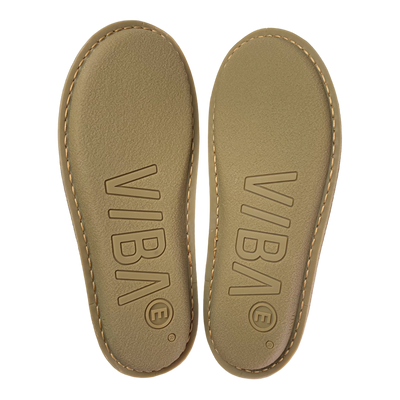 VIBAe Roma leather slippers, fawn tan | 45