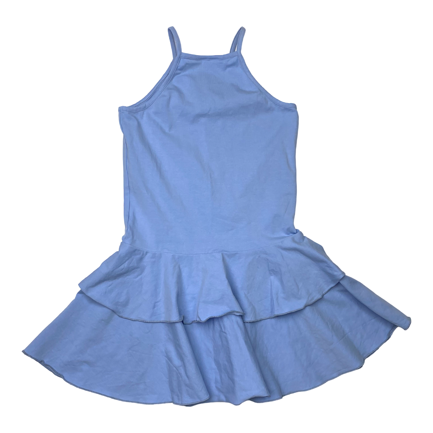 Gugguu spagetti frilla dress, baby blue | 140cm