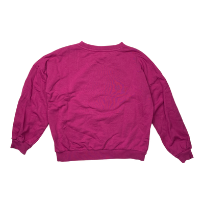 Mainio superpower sweatshirt, fuchsia | 134/140cm