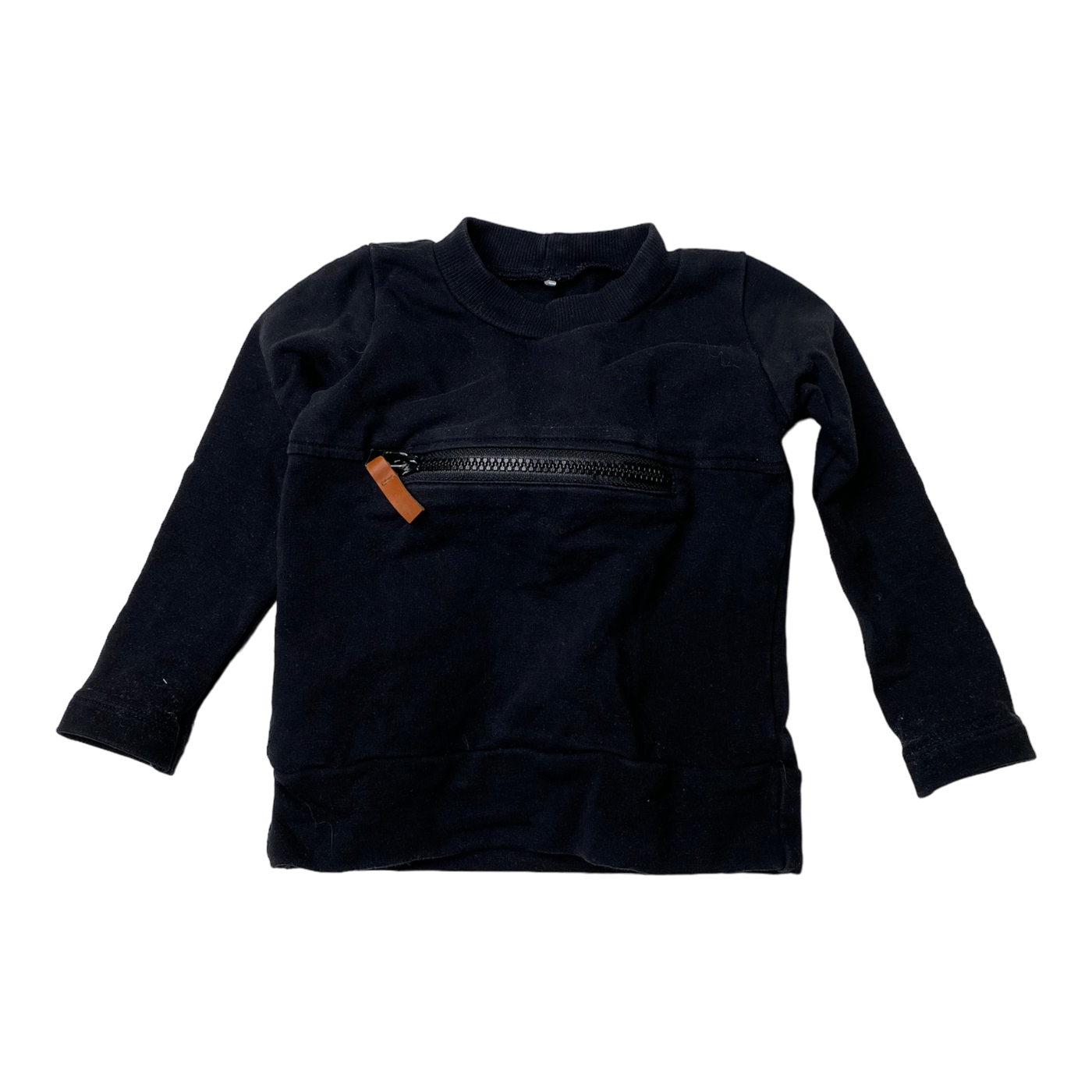 Metsola pocket sweatshirt, black | 74/80cm