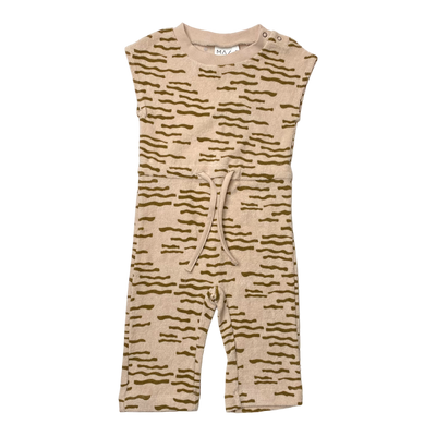 Mainio terry jumpsuit, wheat | 74/80cm