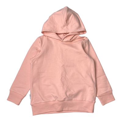 Gugguu basic hoodie, satin pink | 128cm