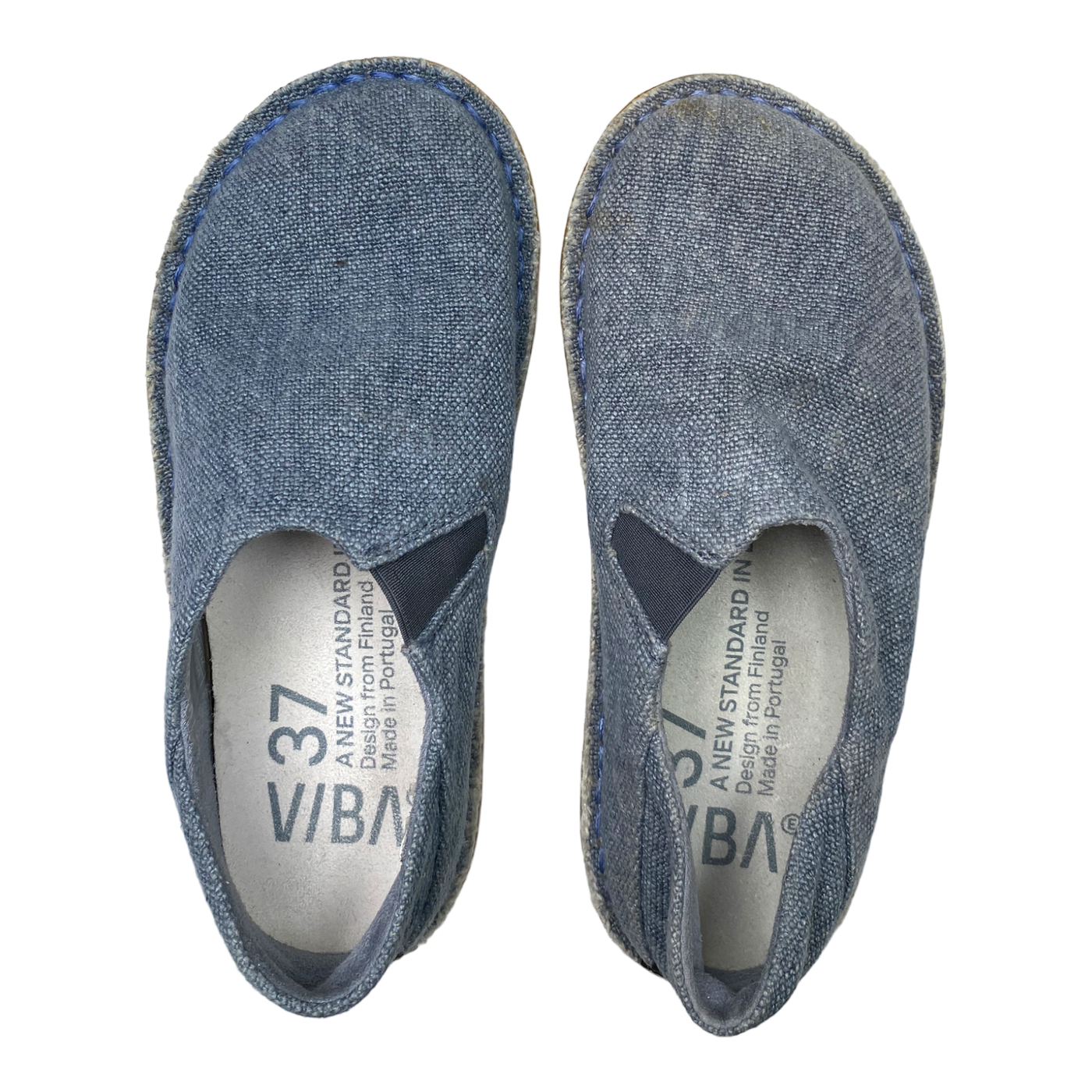 VIBAe Zuma linen shoes, pacific blue | 37