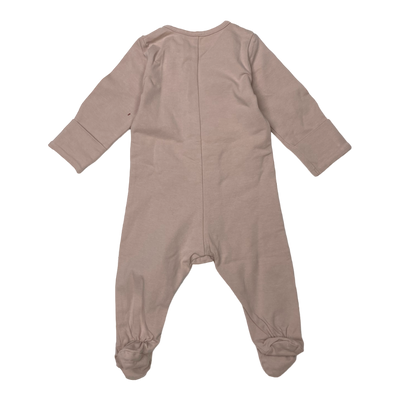 Gugguu frill jumpsuit, tan | 56cm