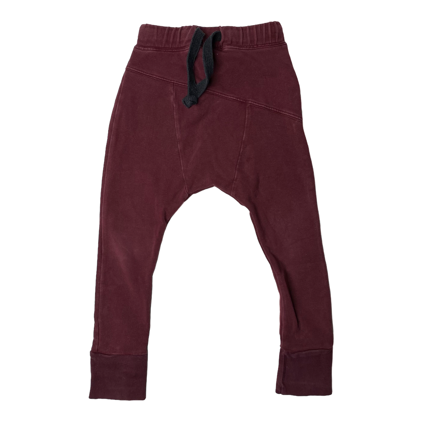 Kaiko sweat pants, burgundy | 110/116cm
