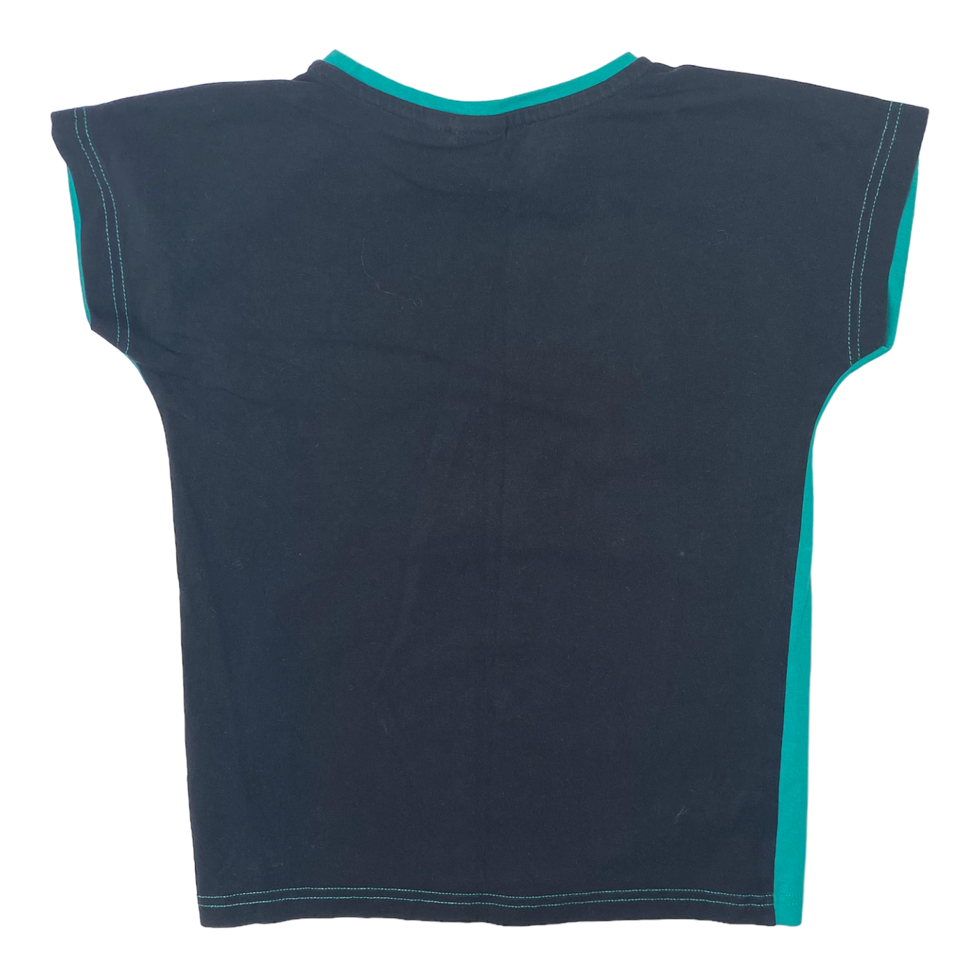 Papu pocket t-shirt, green/black | 122/128cm