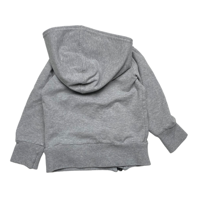 Gugguu zipper hoodie, grey | 86cm