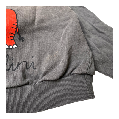 Mini Rodini sweatshirt, elephants | 104/110cm