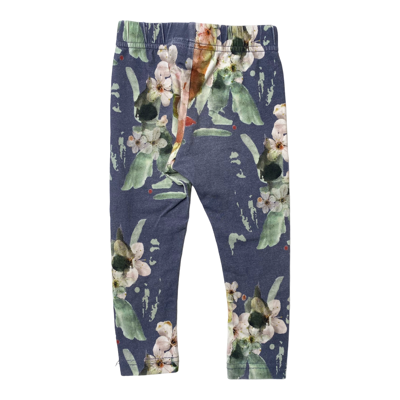 Kaiko leggings, blue blossom | 74/80cm