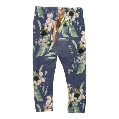 Kaiko leggings, blue blossom | 74/80cm