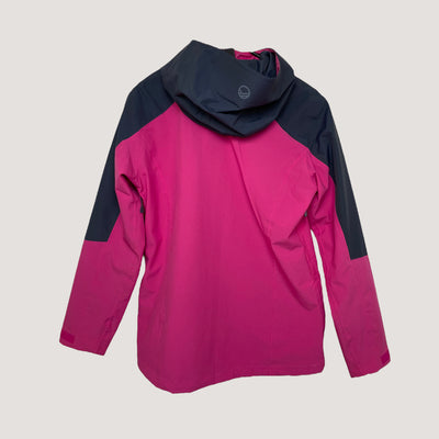 Halti Kohta DrymaxX jacket, black/hot pink | woman 38+