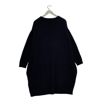 Papu kanto wool knit dress, black | woman XS/S