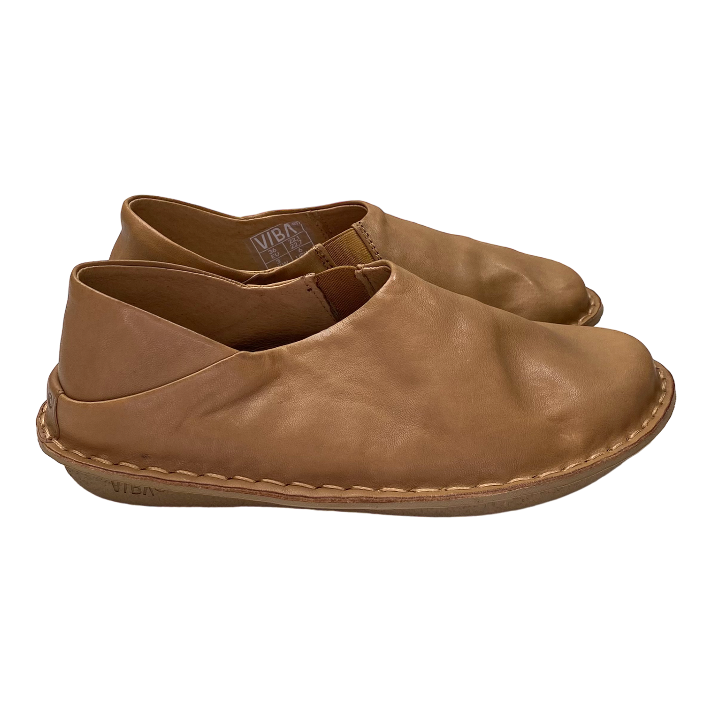 VIBAe Zuma leather shoes, fawn tan | 36