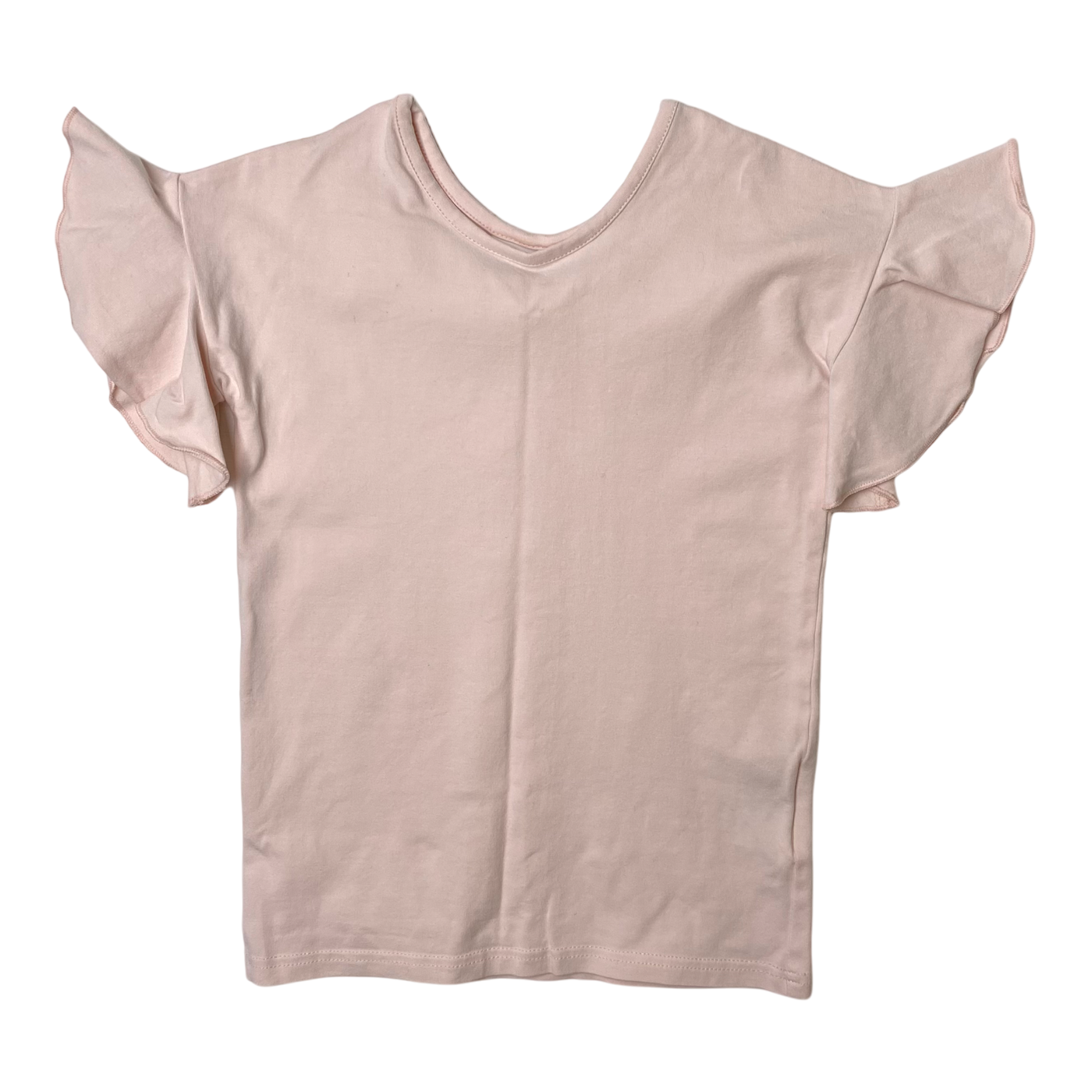 Gugguu frill t-shirt, pink | 110cm