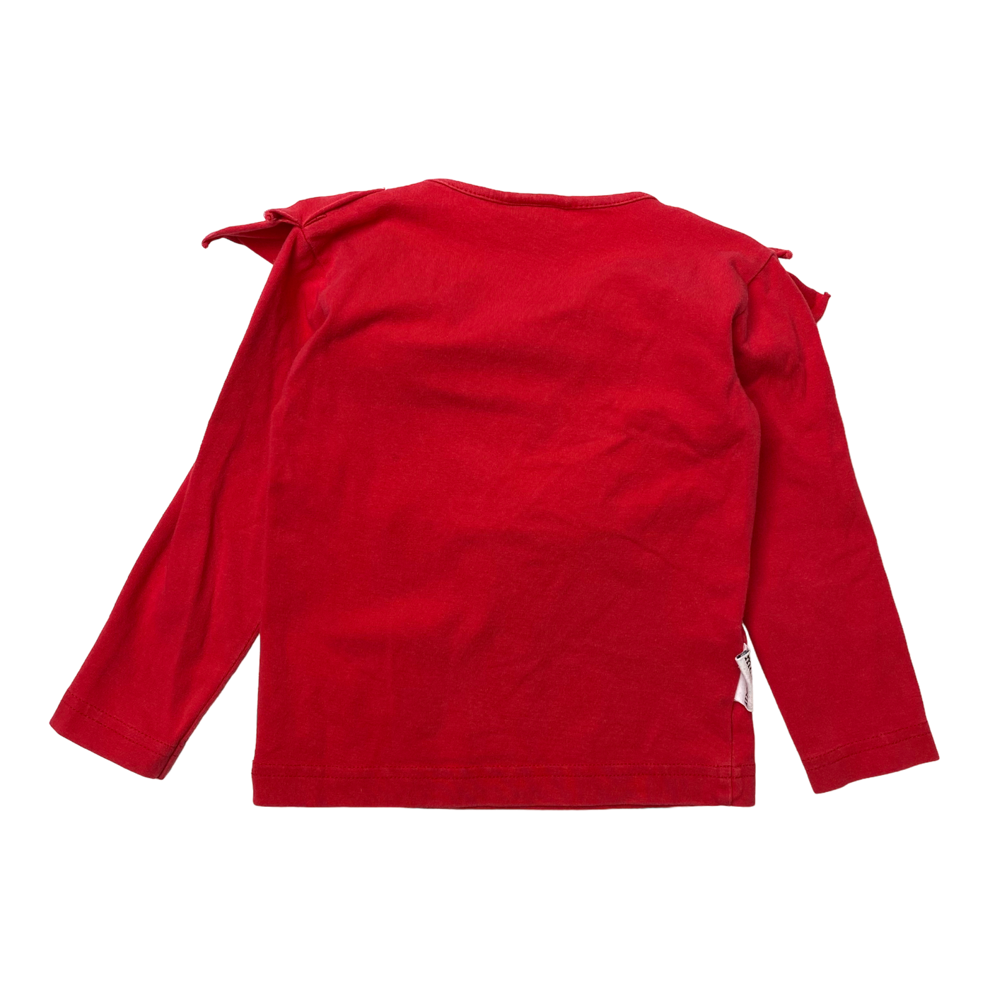 Metsola frill shirt, red | 80