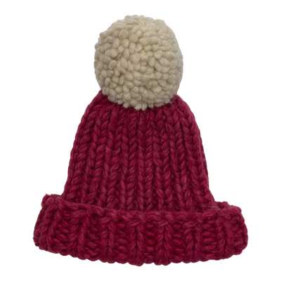 Myssyfarmi myssy pom beanie, wine | onesize