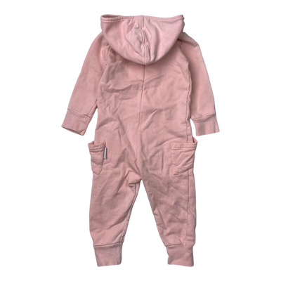 Gugguu sweat jumpsuit, pink | 80cm