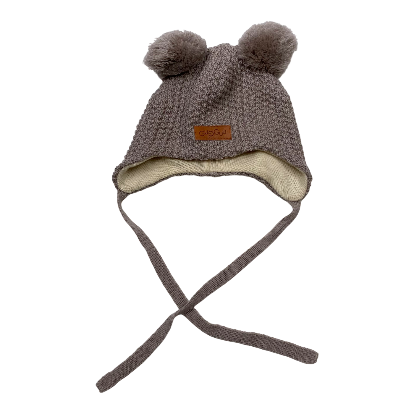 Gugguu merino furry beanie, almond | 35/37cm