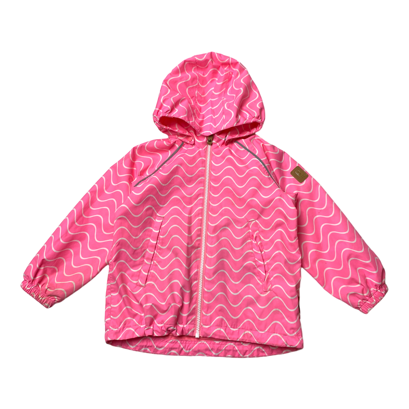 Reima midseason jacket, hot pink | 110cm