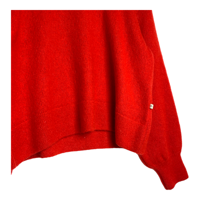 Kaiko mohair jumper, red | woman L