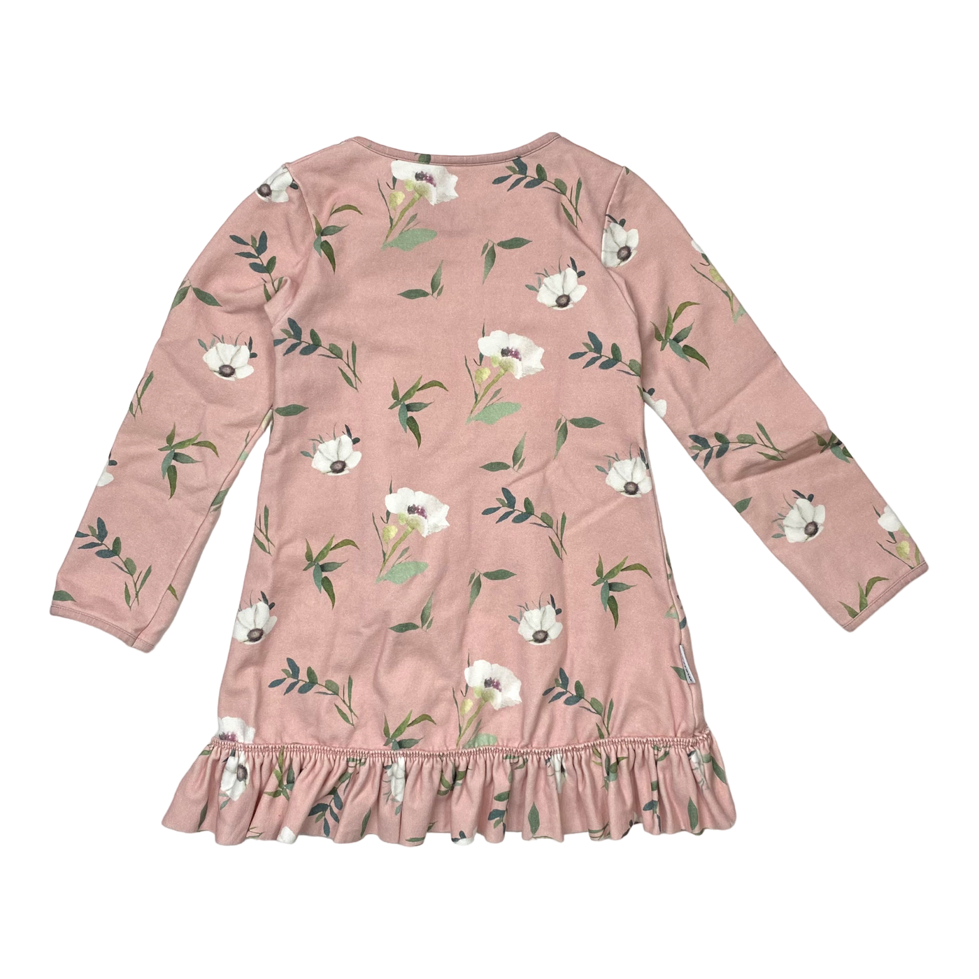 Metsola sweat dress, flower | 98/104cm