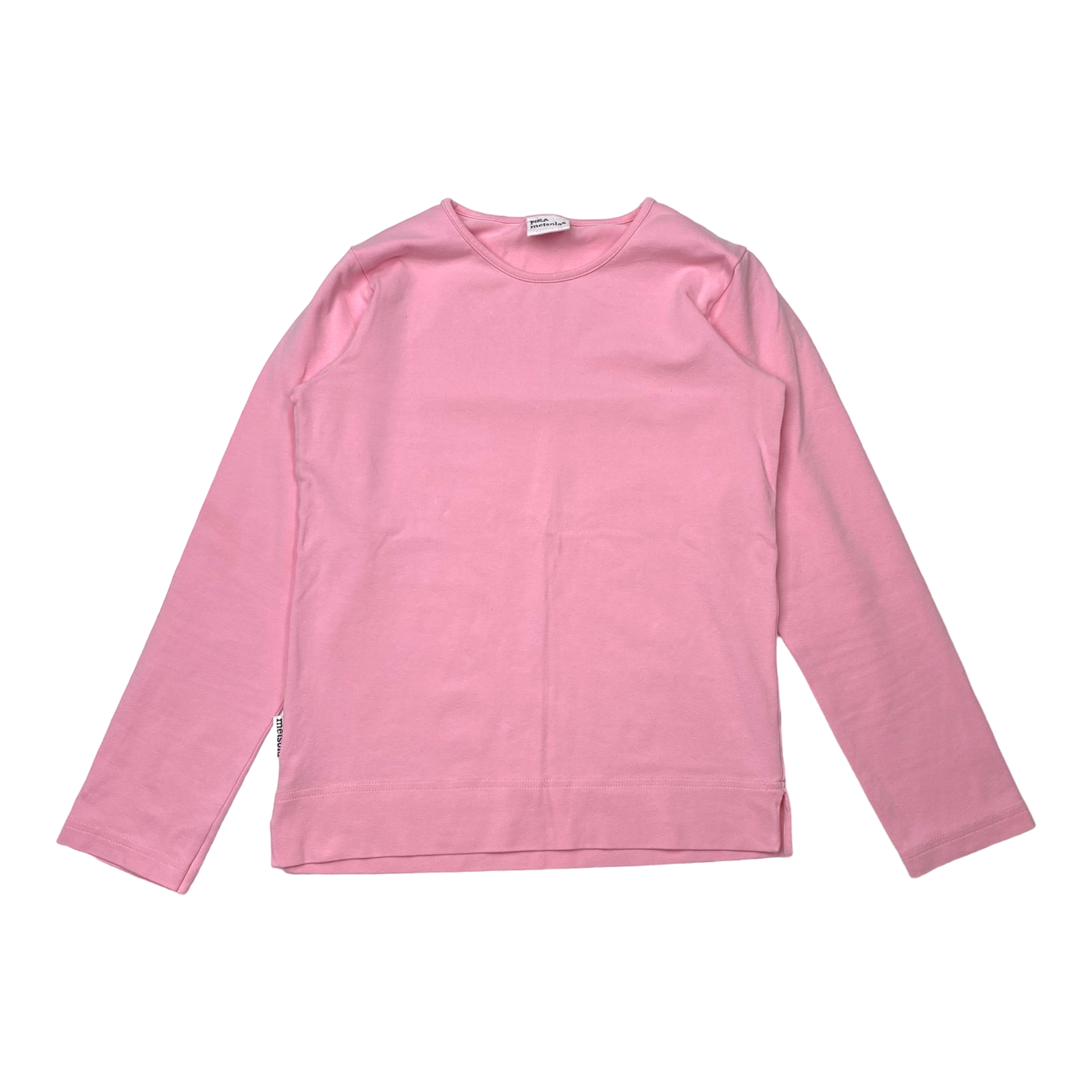 Metsola basic shirt, pink | 140cm