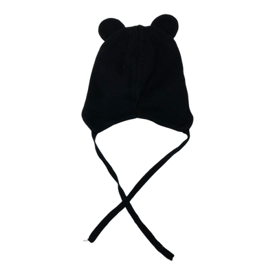 Gugguu merino furry beanie, black | 38/40cm