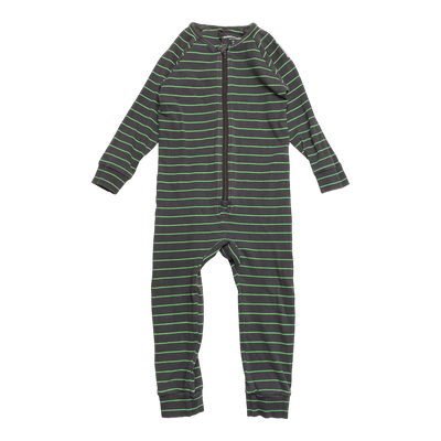 Mini Rodini rib jumpsuit, striped | 80/86cm