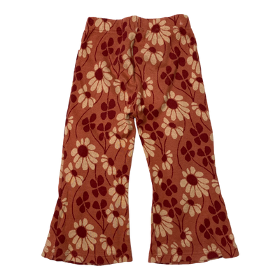 Mainio jacquard pants, flower | 98/104cm