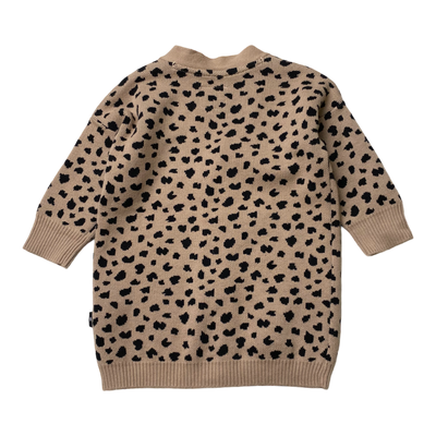 Huxbaby long knitted cardigan, dots | 86/92cm
