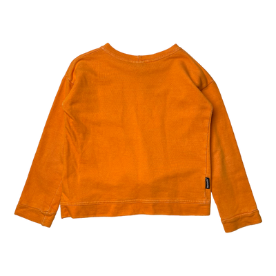 Metsola sweatshirt, carrot orange | 122/128cm