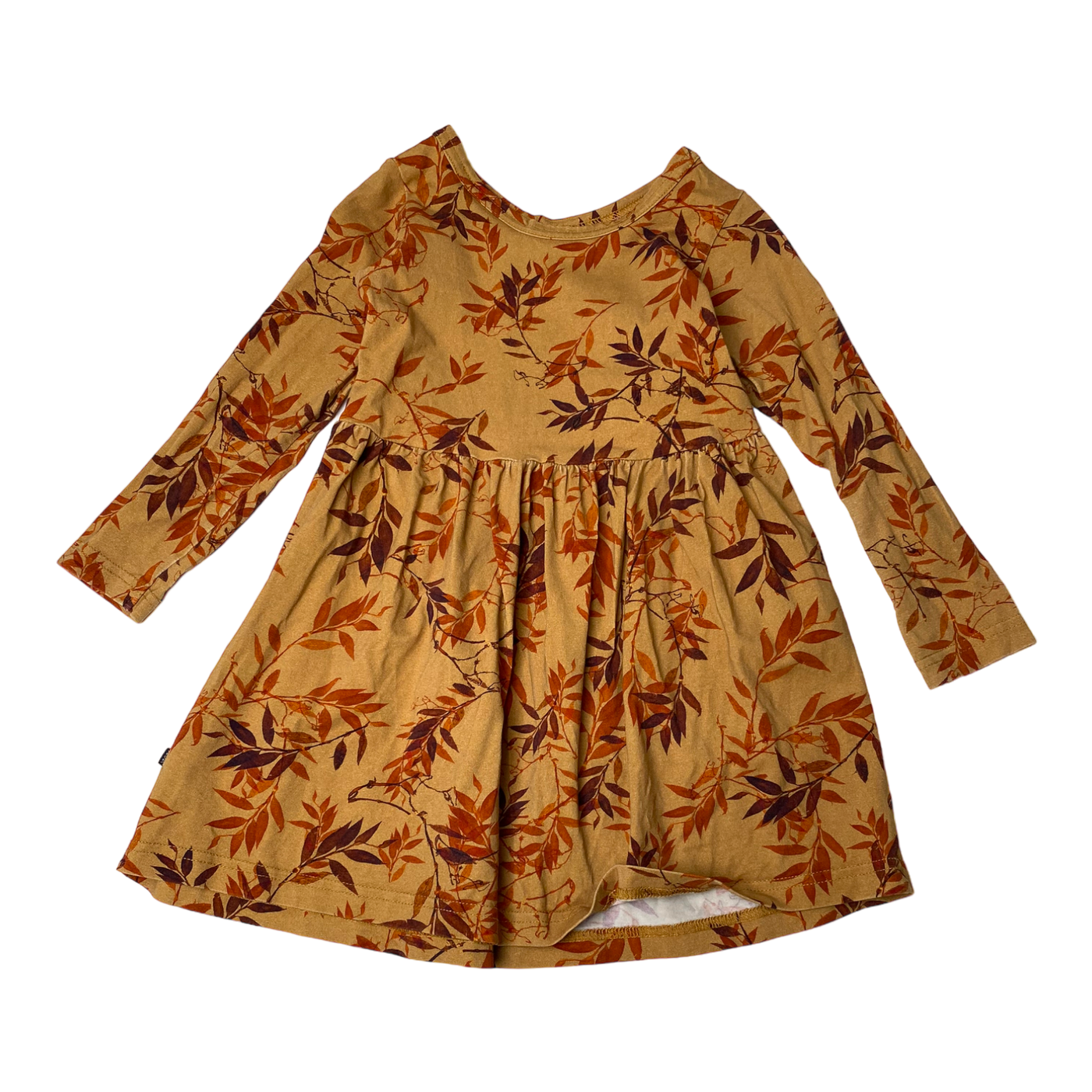 Kaiko dress, leaves | 86/92cm